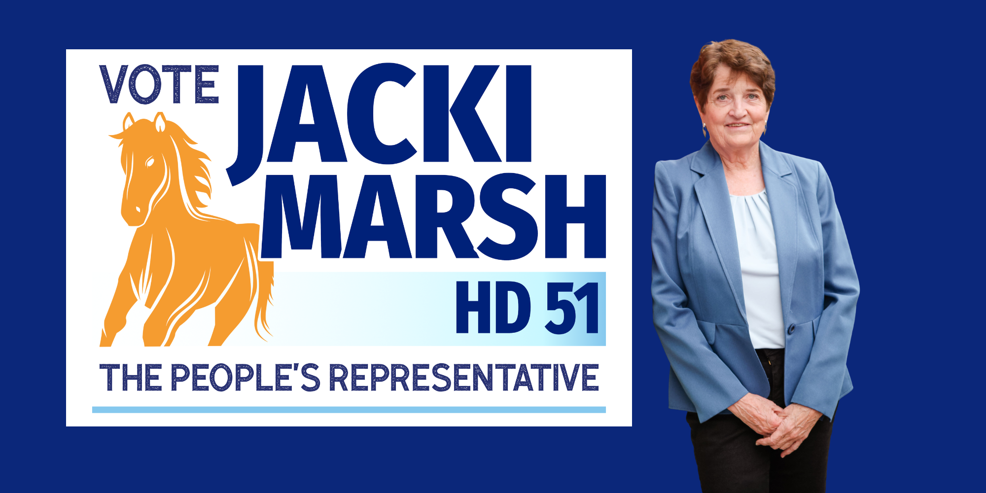 Jacki Marsh running for HD 51